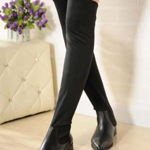 Thigh High Boots,leather Women Knee High..