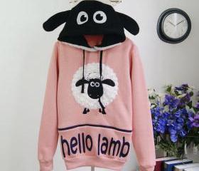 sheep hoodie with ears