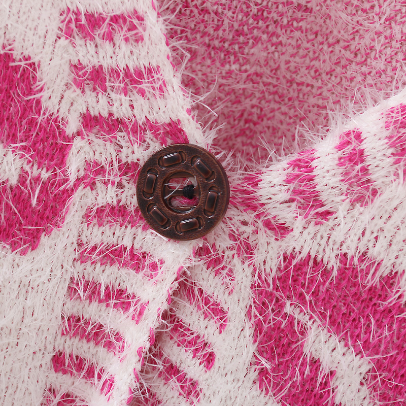 Red Lips Sweater Vneck Knitting Sweater Cardigan Coat on Luulla