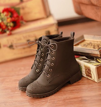 oxford brown boots