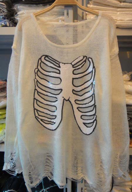 skeleton sweater