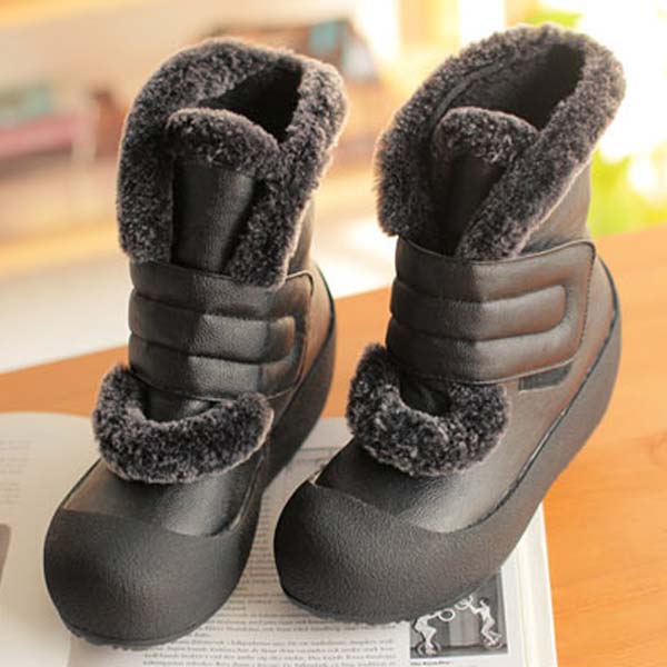 womens velcro snow boots