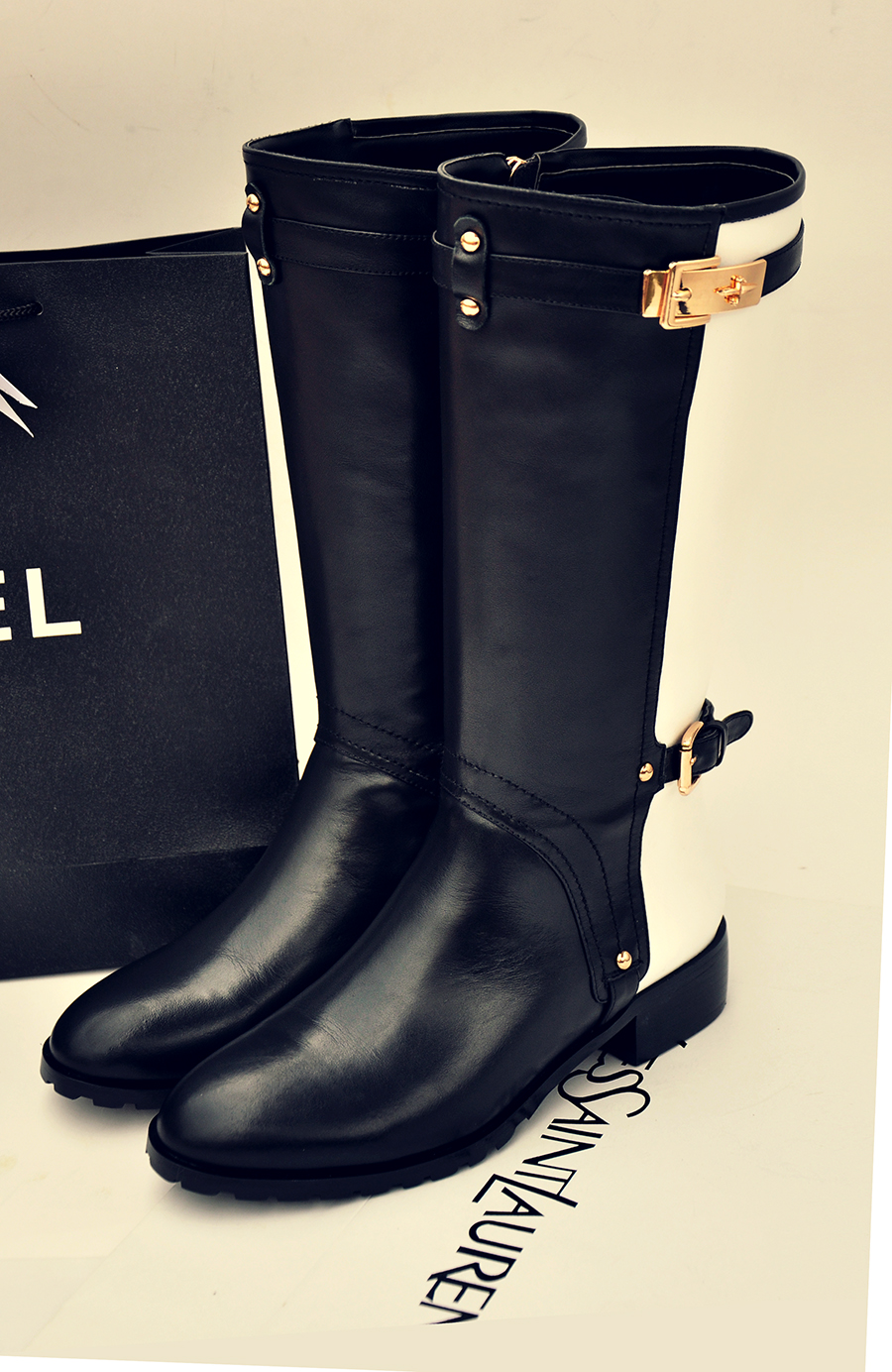leather riding boots cos