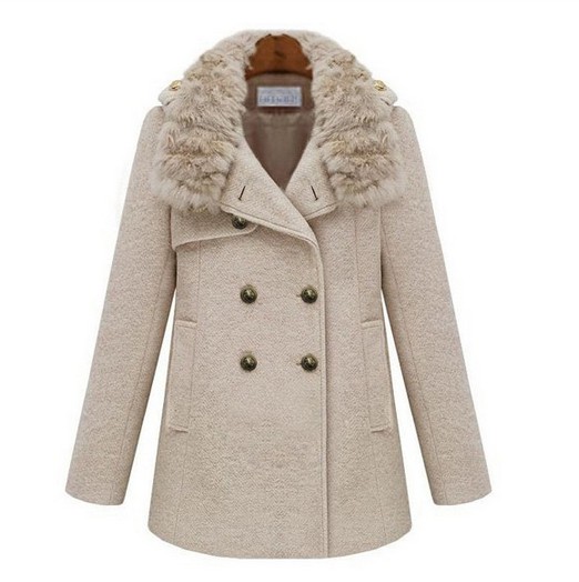Winter Coat Wool Jackets Uk For Women M L S Xl Blue Top on Luulla