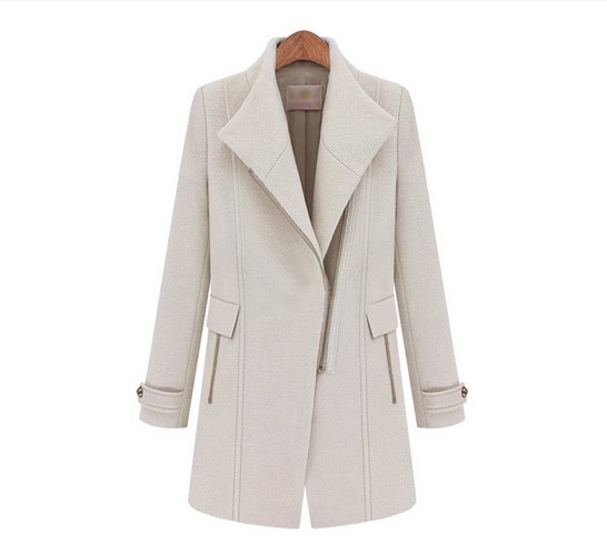 winter white coat womens