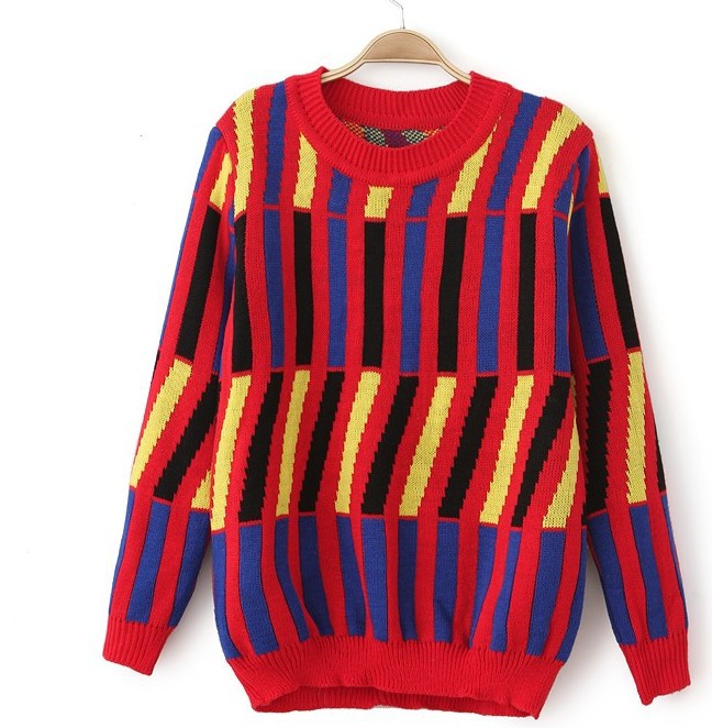 geometric shape sweater