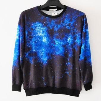 Galaxy Sweaters Clothing For Women,New Fall 2013/14 Unisex Starry ...