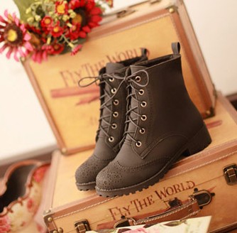 oxford brown boots