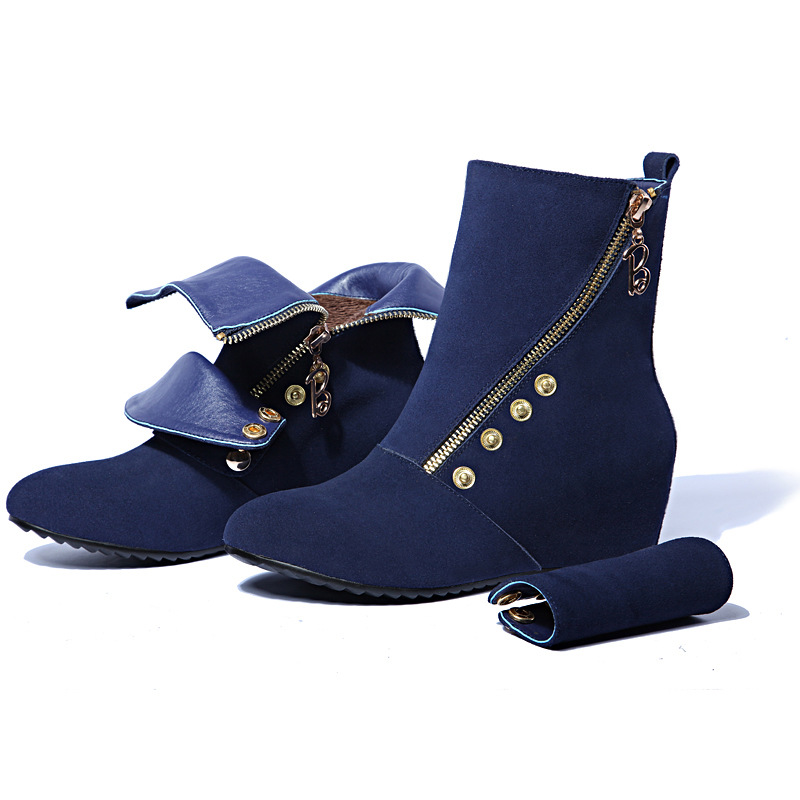 zipper ankle boots womens