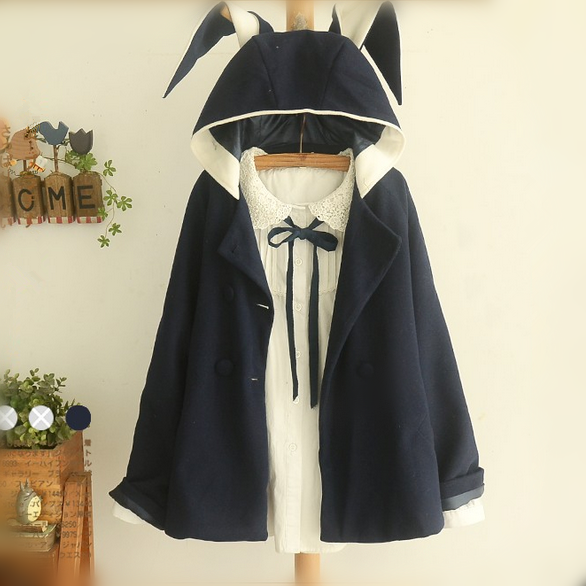 bunny jacket with ears and tail